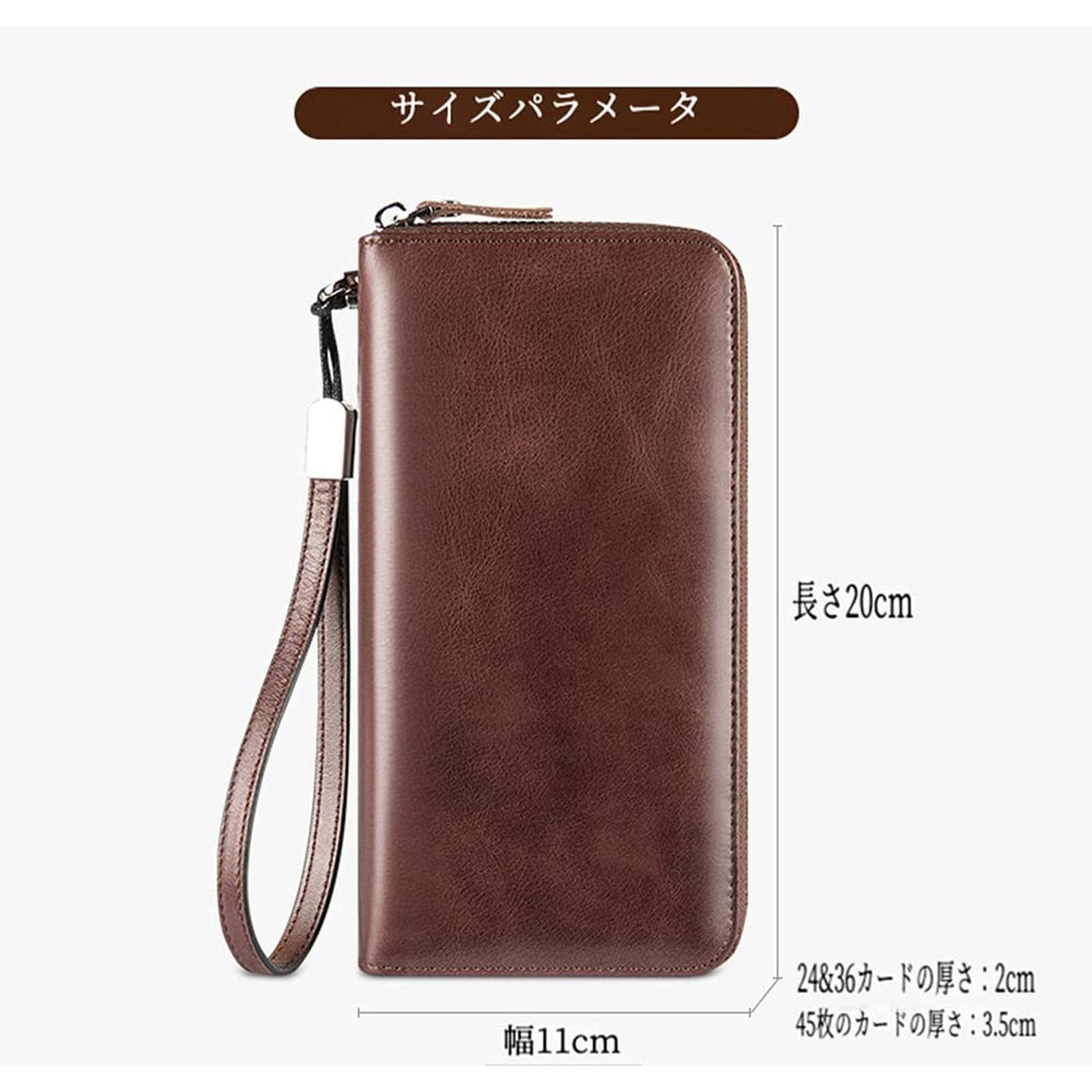 Amazon.co.jp: カードケース銀行カードホルダーレザー抗磁力 大容量